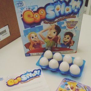 Anker Play Egg Splat! game of Egg Roulette ages 5+ Players 2-4 Family game